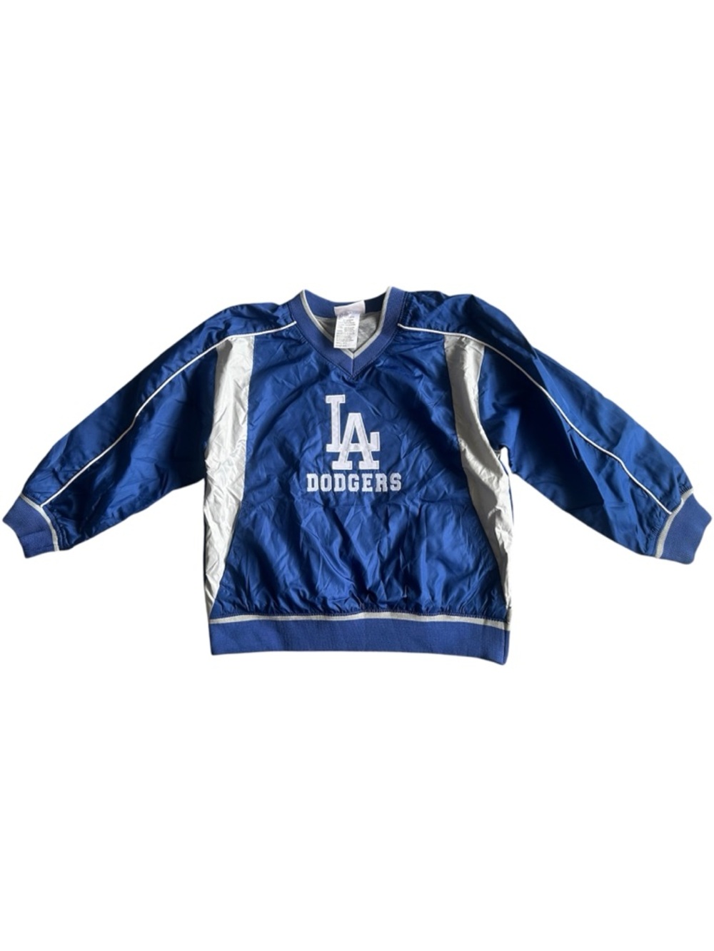 Los Angeles Dodgers Kids Blue Pullover Windbreaker Sweater Youth Size 6/7